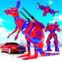 Kangaroo Robot Car Transform Robot Shooting Games APK