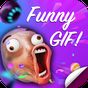 Icône apk Funny Gif Stickers For WhatsApp