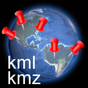 Biểu tượng apk KML/KMZ Waypoint Reader Free