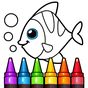 Learning & Coloring Game for Kids & Preschoolers의 apk 아이콘