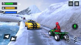 Captura de tela do apk snow mountain atv quad moto jogo de corrida 11