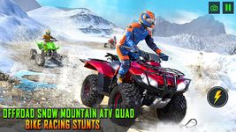 Captura de tela do apk snow mountain atv quad moto jogo de corrida 7