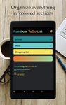 Rainbow TO-DO List, Tasks & Reminders capture d'écran apk 1