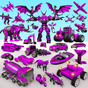 Polizeielefant-Roboterspiel: Transportspiele Icon