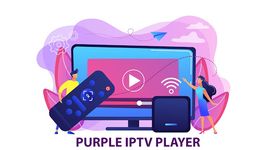 Картинка  IPTV Smart Purple Player - No Ads
