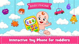 Baby Phone for toddlers - Numbers, Animals & Music ekran görüntüsü APK 