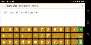 Screenshot 2 di Risolvi Equazioni ed Espressioni apk