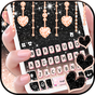 Black Pink Glitter Tema de teclado