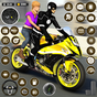 moto súper héroe simulador de taxi: bici juegos de