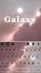 Captură de ecran Galaxy Background Temă tastatură apk 