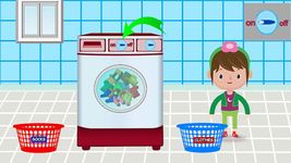 Imagine Washing and Ironing Clothes: Kids Laundry Game 10