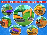 Screenshot 2 di Veicoli da costruzione e camion Giochi per bambini apk