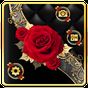 Black Luxury Red Rose Theme APK