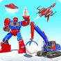 Excavator Robot Transforming Games-Robot Shooting APK