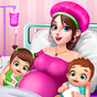 Pregnant Mom And Twin Baby Care Nursery Game APK