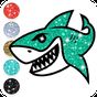 Baby Shark Coloring Book Glitter