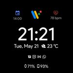 Pixel Minimal Watch Face screenshot apk 3