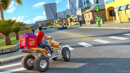 ATV Pizza Bike Rider Delivery Boy obrazek 4