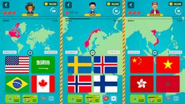 世界のすべての国旗 2: 地図 - 地理クイズ のスクリーンショットapk 2