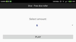Tangkapan layar apk Dice - A free dice roller 