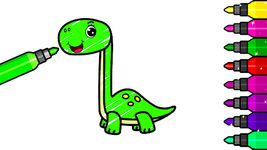 My Dino Town: Coloring Pages for Kids & Games captura de pantalla apk 8