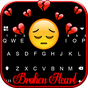Broken Heart Emoji Klavye Teması