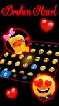 Tangkapan layar apk Theme Broken Heart Emoji 2