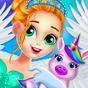 Unicorn putri Dreamland-Baby Perawatan hewan APK