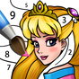 Icoană apk Princess Coloring Book: Magic Color by Number