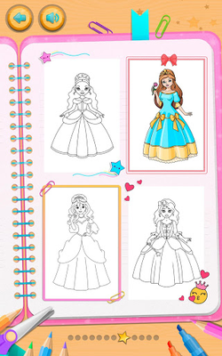 Download Princess Coloring Book: Magic Color by Number APK - Free download app for Android