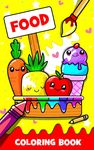 Captură de ecran Fruits Coloring book & Food Drawing book Kids Free apk 7