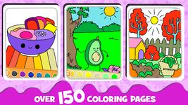 Captură de ecran Fruits Coloring book & Food Drawing book Kids Free apk 2