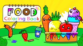 Captură de ecran Fruits Coloring book & Food Drawing book Kids Free apk 1