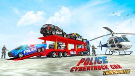 US Police Cyber Truck Car Transporter: Cruise Ship의 스크린샷 apk 12