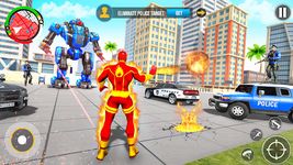 Captura de tela do apk Grand Fire Robot Hero Fighting: Flying Robot Games 8