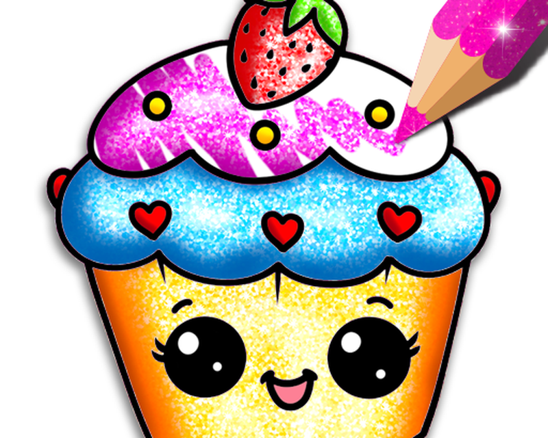 Download Cupcakes Coloring Book Glitter Apk Free Download App For Android