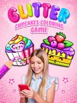 Captură de ecran Cupcakes Coloring Book Glitter apk 7