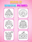 Cupcakes Coloring Book Glitter στιγμιότυπο apk 