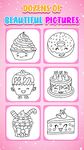 Captură de ecran Cupcakes Coloring Book Glitter apk 19