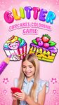 Tangkapan layar apk Cupcakes Coloring Book Glitter 14