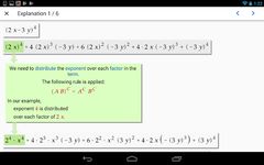 Captura de tela do apk Algebrator - math calculator that shows steps 12