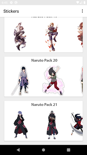 Download do APK de WAstickerApps desenhos animados Naruto 2020 para Android