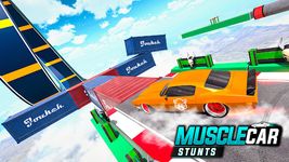 Tangkapan layar apk Muscle Car Stunts Games: Mega Ramp Stunt Car Games 9