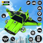 Volar robot coche de Fórmula transformar robot jue APK