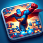 Icono de Super Heroes Puzzle - Rompecabezas de Madera