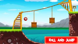 Tangkapan layar apk Red Hero 3 - Roll and Jump Ball save Lover 1