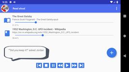 Скриншот 5 APK-версии вслух читатель на русском - книг, сайтов, текста