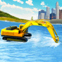 River Sand Excavator Simulator: Crane Game APK