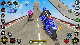 Police Bike Mega Ramp Impossible Bike Stunt Games screenshot apk 6