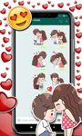 Pegatinas románticas y de amor WAStickerApps captura de pantalla apk 7